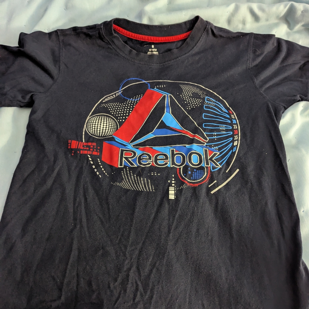 Reebok Black Graphic T-Shirt